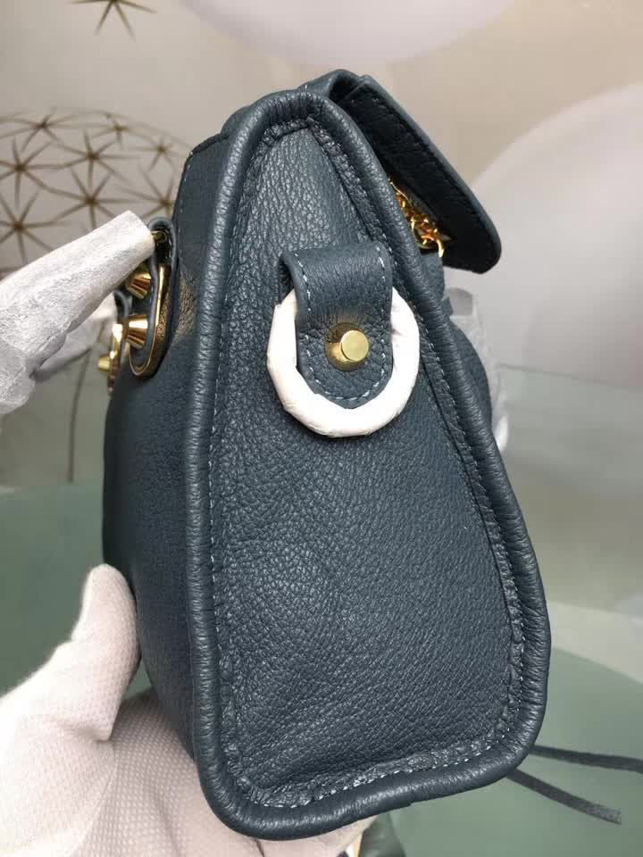 BALENCIAG巴黎世家 原版義大利進口山羊皮 小金釘 可單肩斜挎  BL1300
